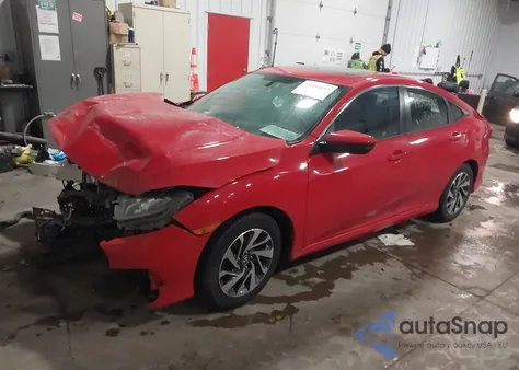 2018 Honda Civic Ex z USA, uszkodzony, nr VIN 2HGFC2F75JH548138